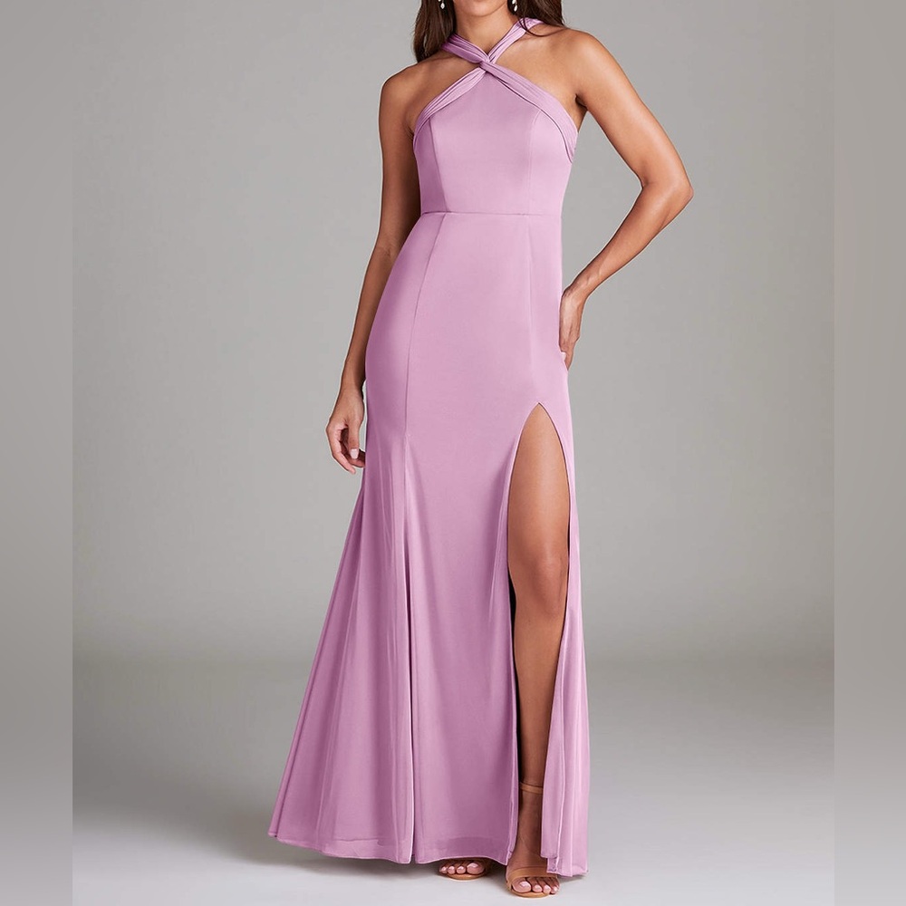 Azazie Rue Candy Pink Bridesmaid Dress Size 8